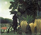 Henri Rousseau Famous Paintings - The Snake Charmer
